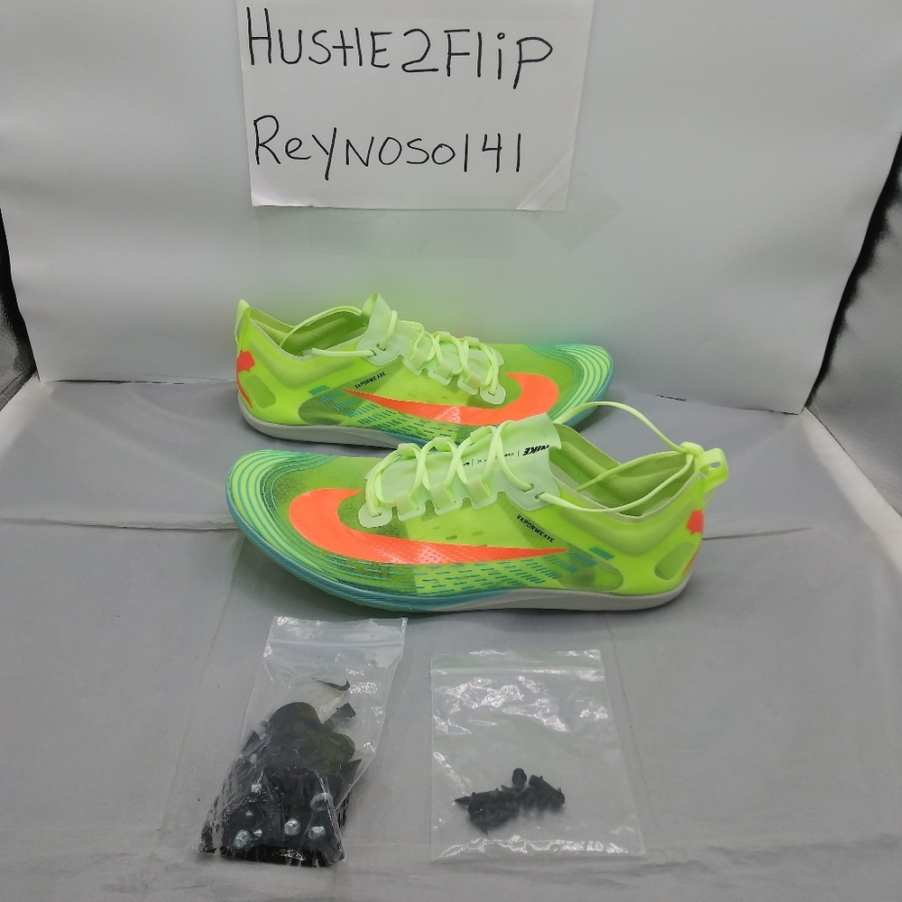 Nike Zoom Victory 5 XC Men 10.5 Track Field Spikes Shoe Volt Orange AJ0847-701